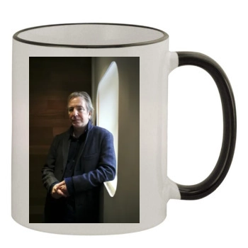 Alan Rickman 11oz Colored Rim & Handle Mug