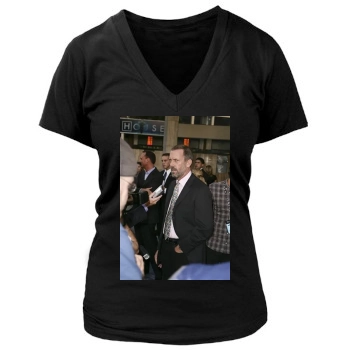 Hugh Laurie Women's Deep V-Neck TShirt