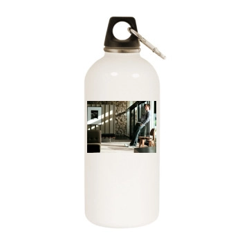 Jake Gyllenhaal White Water Bottle With Carabiner