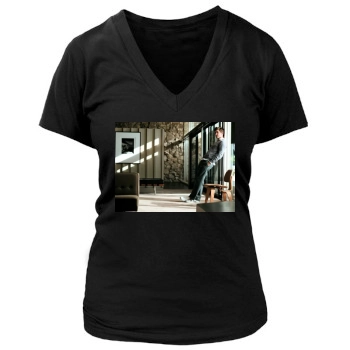 Jake Gyllenhaal Women's Deep V-Neck TShirt