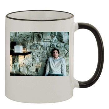 Jake Gyllenhaal 11oz Colored Rim & Handle Mug