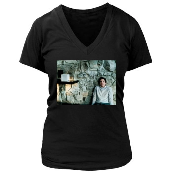 Jake Gyllenhaal Women's Deep V-Neck TShirt