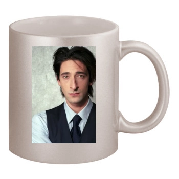 Adrien Brody 11oz Metallic Silver Mug