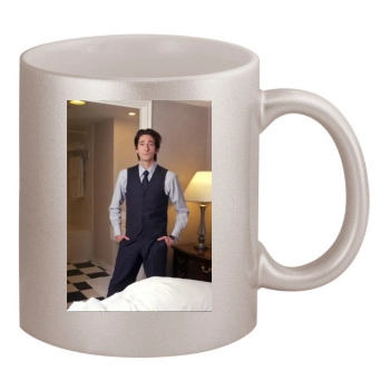 Adrien Brody 11oz Metallic Silver Mug