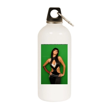 The Pussycat Dolls White Water Bottle With Carabiner