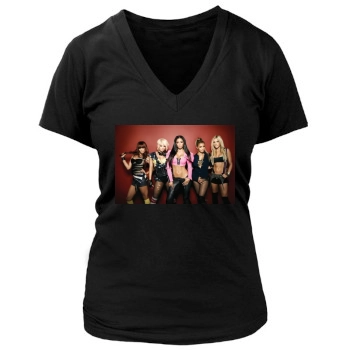 The Pussycat Dolls Women's Deep V-Neck TShirt