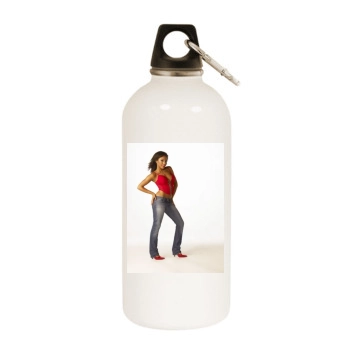 The Pussycat Dolls White Water Bottle With Carabiner