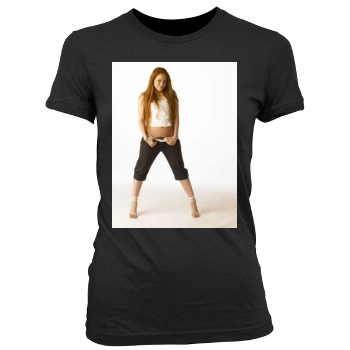 The Pussycat Dolls Women's Junior Cut Crewneck T-Shirt