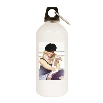 The Pussycat Dolls White Water Bottle With Carabiner