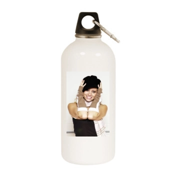 The Pussycat Dolls White Water Bottle With Carabiner