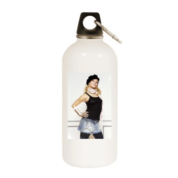 The Pussycat Dolls White Water Bottle With Carabiner