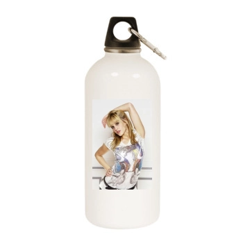 The Pussycat Dolls White Water Bottle With Carabiner