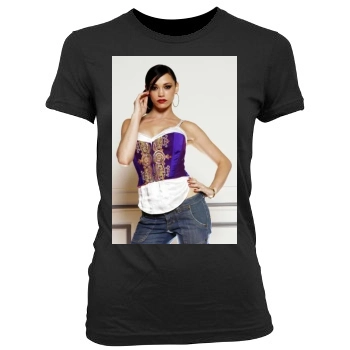 The Pussycat Dolls Women's Junior Cut Crewneck T-Shirt