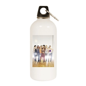 The Pussycat Dolls White Water Bottle With Carabiner