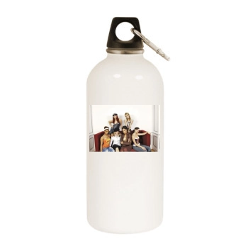 The Pussycat Dolls White Water Bottle With Carabiner