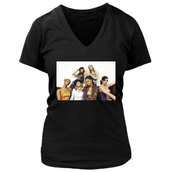 The Pussycat Dolls Women's Deep V-Neck TShirt