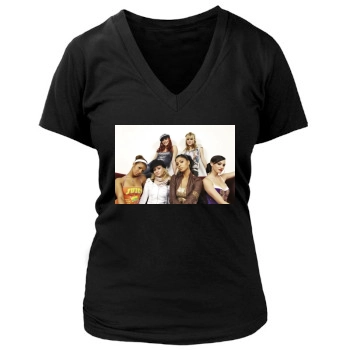 The Pussycat Dolls Women's Deep V-Neck TShirt