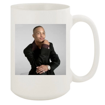 T.I. 15oz White Mug