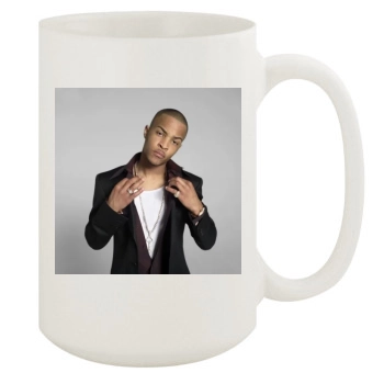 T.I. 15oz White Mug