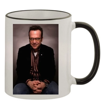 Tom Arnold 11oz Colored Rim & Handle Mug