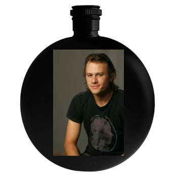 Heath Ledger Round Flask