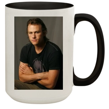 Heath Ledger 15oz Colored Inner & Handle Mug