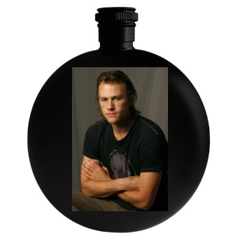 Heath Ledger Round Flask