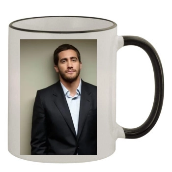 Jake Gyllenhaal 11oz Colored Rim & Handle Mug