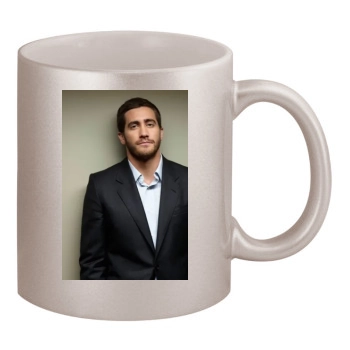 Jake Gyllenhaal 11oz Metallic Silver Mug