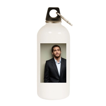 Jake Gyllenhaal White Water Bottle With Carabiner