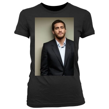 Jake Gyllenhaal Women's Junior Cut Crewneck T-Shirt