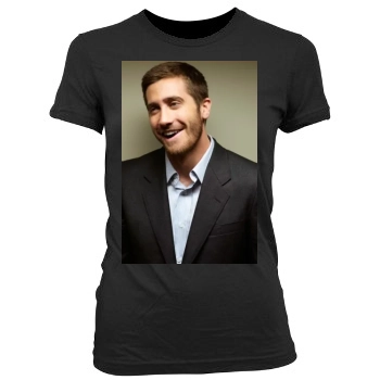 Jake Gyllenhaal Women's Junior Cut Crewneck T-Shirt