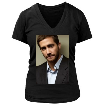 Jake Gyllenhaal Women's Deep V-Neck TShirt