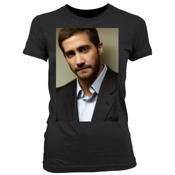 Jake Gyllenhaal Women's Junior Cut Crewneck T-Shirt