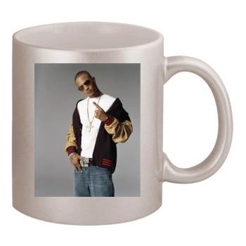 T.I. 11oz Metallic Silver Mug