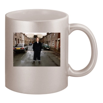 Alan Rickman 11oz Metallic Silver Mug