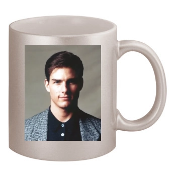 Tom Cruise 11oz Metallic Silver Mug