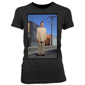 Tom Hanks Women's Junior Cut Crewneck T-Shirt