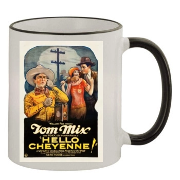 Hello Cheyenne (1928) 11oz Colored Rim & Handle Mug