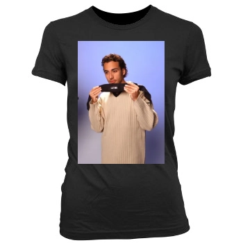 Howie Dorough Women's Junior Cut Crewneck T-Shirt