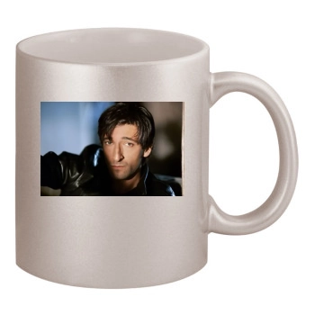 Adrien Brody 11oz Metallic Silver Mug