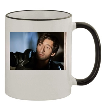 Adrien Brody 11oz Colored Rim & Handle Mug