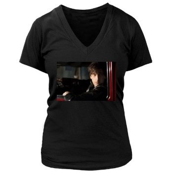 Adrien Brody Women's Deep V-Neck TShirt