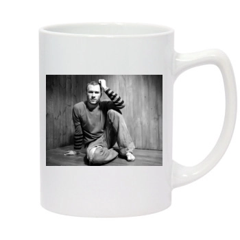 Heath Ledger 14oz White Statesman Mug