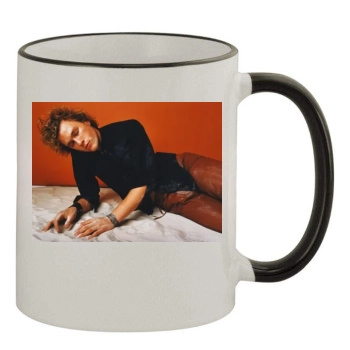 Heath Ledger 11oz Colored Rim & Handle Mug