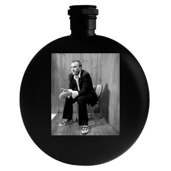 Heath Ledger Round Flask