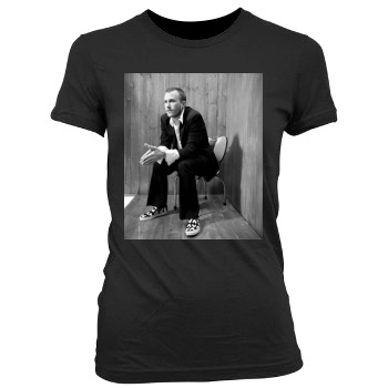 Heath Ledger Women's Junior Cut Crewneck T-Shirt