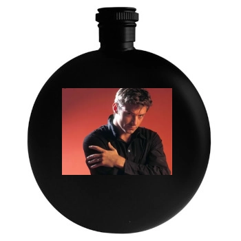 Hugh Jackman Round Flask