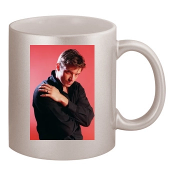 Hugh Jackman 11oz Metallic Silver Mug