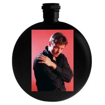 Hugh Jackman Round Flask